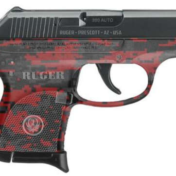 Ruger LCP .380 ACP, Red Digital Camo Frame, 2.75",, , 6 rd - Handsguns - American Guns & Ammo