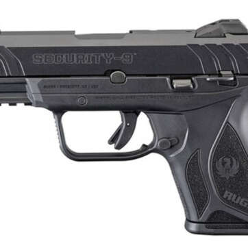 Ruger Security 9, 9mm, 3.42" Barrel, Drift Adjustable Sights, Black, 10rd Mag - Handsguns | American Guns & Ammo