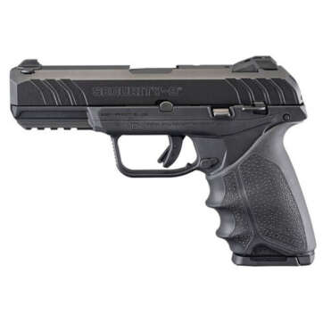 Ruger Security 9, 9mm, 4" Barrel, 10rd, Black Hogue HandALL Rubber Grip - Handsguns - American Guns & Ammo