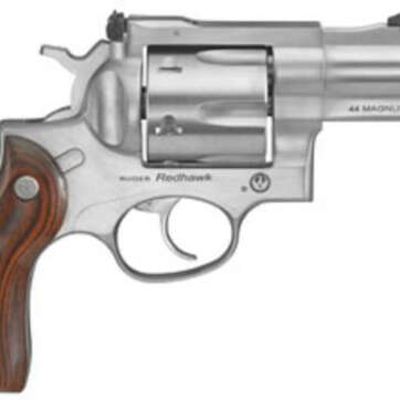 Ruger Redhawk Kodiak Backpack Revolver, 44 Mag 2.75" Wood Grips Satin Nickel Finish - Handsguns | American Guns & Ammo