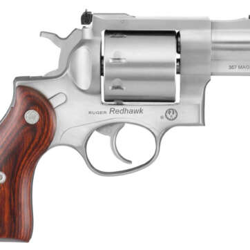 Ruger Redhawk 357 Magnum/38 Spl 2.75" Barrel Satin SS Wood Grip 8rd - Handsguns | American Guns & Ammo