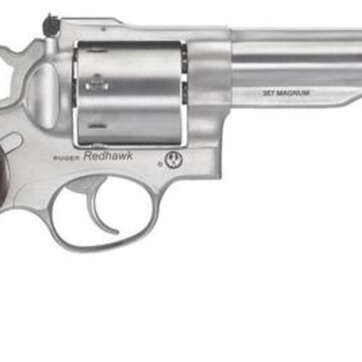 Ruger Redhawk .357 Mag/38 Spec 5.5" Barrel Hardwood Grips Satin SS Finish 8rd - Handsguns | American Guns & Ammo
