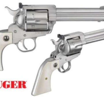 Ruger Blackhawk Flattop, .45LC / 45 ACP, 5.5", Stainless - Handsguns | American Guns & Ammo