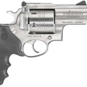 Ruger Super Redhawk Alaskan .454 Casull, 2.5" Barrel, Black Rubber Grips, Stainless Steel, 6rd - Handsguns | American Guns & Ammo