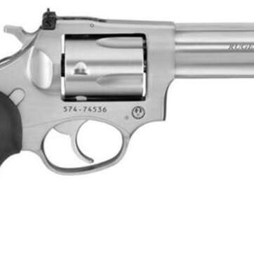 Ruger SP101 327 Federal Magnum, 4", Fiber Optic Sight, Stainless Steel - Handsguns | American Guns & Ammo