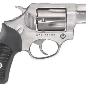 Ruger SP101 9mm, 2.25" Stainless Barrel, Rubber Grips, Moon Clips, 5rd - Handsguns | American Guns & Ammo