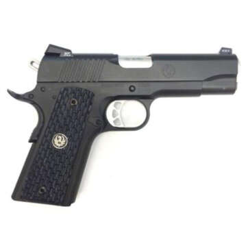 Ruger SR1911 Commander 45 ACP Black Nitride Finish, 7 Rd Mag - Handsguns - American Guns & Ammo