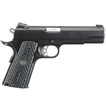 Ruger SR1911 45 ACP, 5", 8 Rds, Tritium Night Sights, Micarta Grips, Black Nitride Finish - Handsguns - American Guns & Ammo