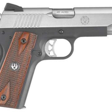 Ruger SR1911 Lightweight Commander-Style 45 ACP, 4" Barrel, Novak Sights, Thin Grips, 7rd Mag - Handsguns | American Guns & Ammo