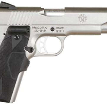 Ruger SR1911 Single 45 ACP 5" Barrel, Black Synthetic/, 8rd - Handsguns - American Guns & Ammo