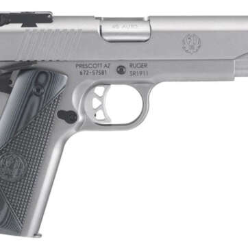 Ruger SR1911 Target 45 ACP 5" Barrel SS G10 Grips 8rd Mag - Handsguns - American Guns & Ammo