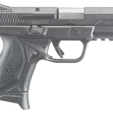 Ruger American Compact 45 ACP 3.75"SS Barrel Black Nitride Slide Novak 3-Dot Sights 10rd Mag - Handsguns - American Guns & Ammo