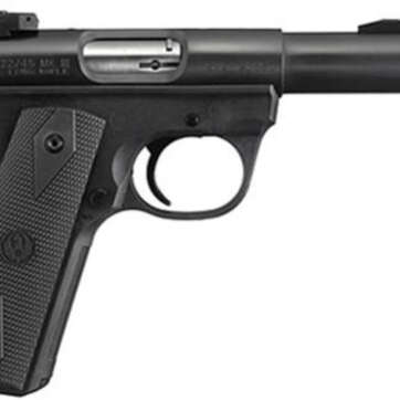 Ruger 22/45, Threaded Barrel, Adjustable Sights Blued - Handsguns | American Guns & Ammo