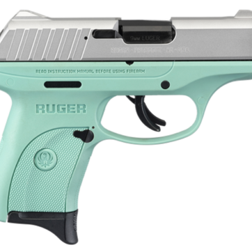 Ruger Ec9s 9mm 3.12 7rd Aluminum Cerakote/Turquoise - Handsguns | American Guns & Ammo