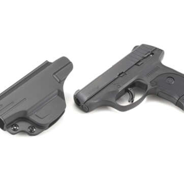 Ruger EC9s Striker Fired, Compact, 9mm, 3.1" Barrel, Nylon Frame, Black Oxide Finish, 7Rd, 1 Magazine, Thumb Safety, Fixed Sights Integrated into the Slide, Includes Cytac Inside Waistband Holster - Handsguns | American Guns & Ammo