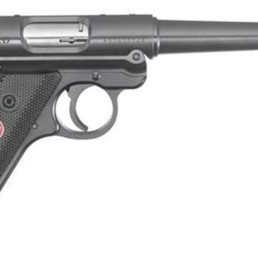 Ruger Mark IV Standard, 22LR, 6", 10rd, Black Aluminum Grips - Handsguns - American Guns & Ammo