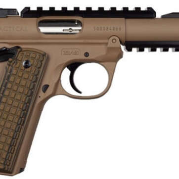 Ruger Mark IV .22 LR, 4.4" Barrel, Zytel Polymer Grips, Flat Dark Earth, 10rd - Handsguns | American Guns & Ammo