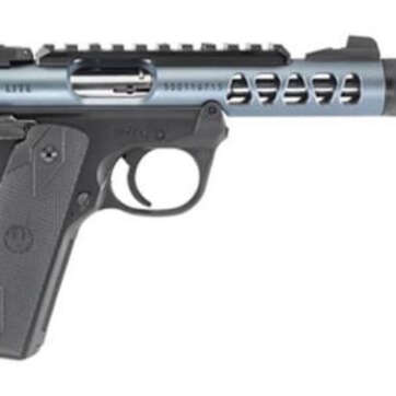 Ruger Mark IV 22/45 Lite, 22LR, 4.4", 10rd, Diamond Gray Anodized, Adj. Rear Sight - Handsguns - American Guns & Ammo