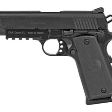 Girsan MC1911C, .45 ACP, 4.4" Barrel, Fixed Novak Sights, Black, 8rd - Handsguns | American Guns & Ammo