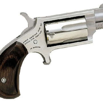 NAA 22MS 22 Mag Mini Revolver 1.12" 5rd Rosewood Grip Stainless - Handsguns | American Guns & Ammo