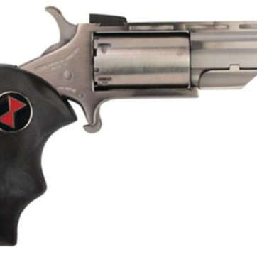 NAA 22 Black Widow 22LR 2" 5rd Fixed Sight Black Rubber Grip Stainless - Handsguns | American Guns & Ammo