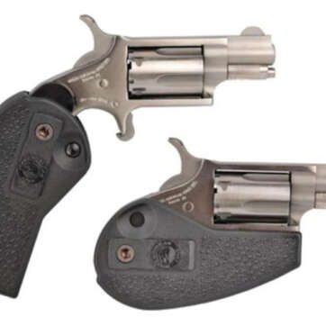 NAA HGBLR 22 Holster Grip 22LR 1.12" 5rd Black Holster Grip SS - Handsguns | American Guns & Ammo