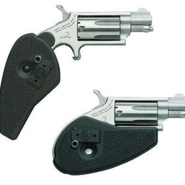 NAA 22 Combo 22LR/22 Mag 1.62" 5rd Black Holster Grip Matte SS - Handsguns | American Guns & Ammo