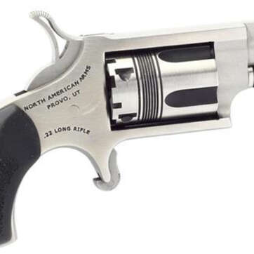 North American Arms NAA Wasp, 22LR, 1.125", 5rd, Black Rubber Grip, SS - Handsguns | American Guns & Ammo