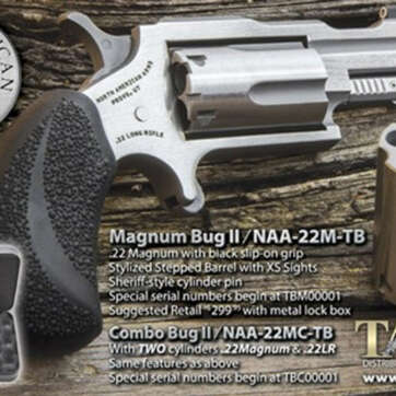 NAA Bug-II Mini Revolver 22Win Mag, Black Grips, Revolver Only - Handsguns | American Guns & Ammo