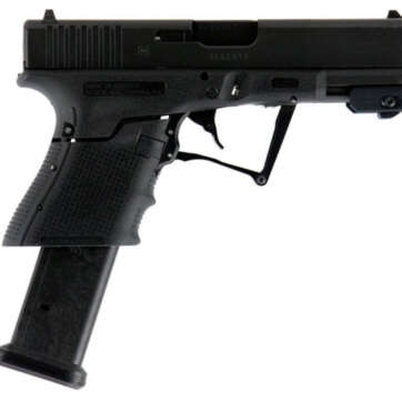 Full Conceal, M3D 19 Gen 4, Safe Action, Foldable Compact Pistol, 9mm, 4.01" Barrel, Polymer Frame, Matte Finish, 21Rd, 1 Mag, Fixed Sights, Glock OEM Rail - Handsguns | American Guns & Ammo
