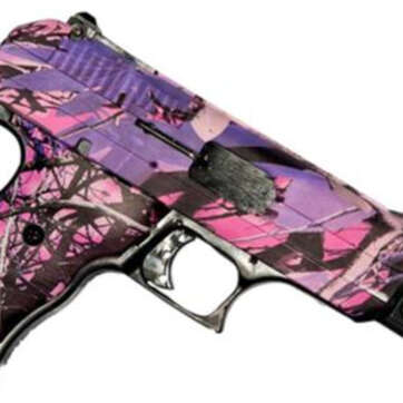 Hi-Point .380 ACP, 3.5", 8rd, Muddy Girl Pink Camo, Compensator - Handsguns - American Guns & Ammo