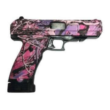 Hi-Point 45 ACP Pistol, Pink Camo Finish, 9rd, 4.5" - Handsguns | American Guns & Ammo