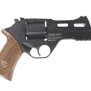 Chiappa Rhino 40DS 357 RemMag 4" 6rd Wood Grip Black - Handsguns | American Guns & Ammo