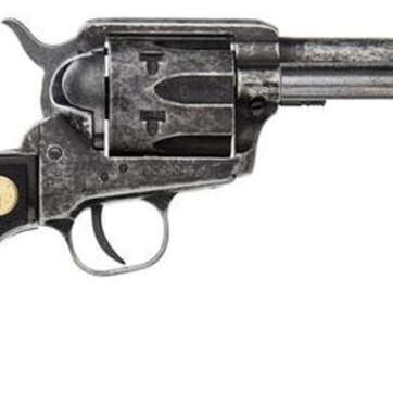Chiappa 1873 SAA-22 22LR 4.75" 6rd Black Checkered Grip Antiqued - Handsguns | American Guns & Ammo