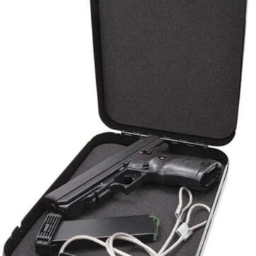 Hi-Point Home Security Pack 40S&W Gun 4.5" Barrel, Black Poly, Lockbox, 10rd - Handsguns | American Guns & Ammo