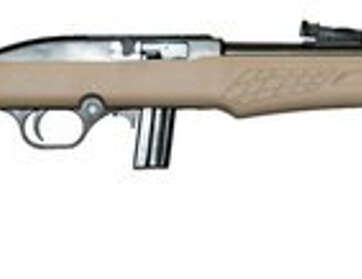 Rossi 22LR, 18" Barrel, Flat Dark Earth Synthetic Stock, 10Rd, Adjustable Fiber Optic Sights - RIFLES | American Guns & Ammo