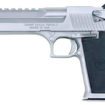 Magnum Research Desert Eagle Mk XIX 50AE 6" Barrel, Black Synthetic Brushed Chrome, 7rd - Handsguns | American Guns & Ammo