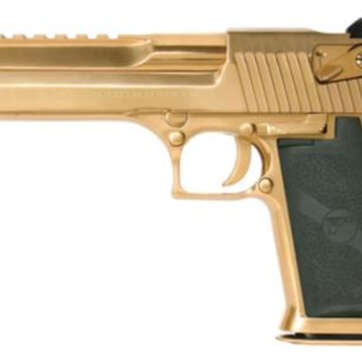Magnum Research Desert Eagle Mark XIX 50AE 6" Barrel, Black Synthetic Titanium Gold, 7rd - Handsguns | American Guns & Ammo