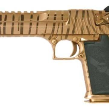 Magnum Research Desert Eagle, .50 AE, Titanium Gold, Tiger Stripes - Handsguns | American Guns & Ammo