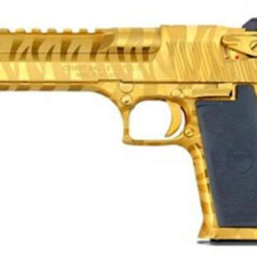 Magnum Research Desert Eagle .357 Mag, 6", 9rd, Gold Tiger Stripe - Handsguns | American Guns & Ammo