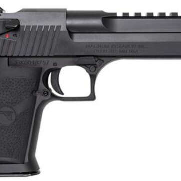 Mag Desert Eagle Mark XIX, Muzzle Brake Single 357Mag 6" Barrel, Black, 9rd - Handsguns - American Guns & Ammo