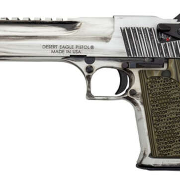 Desert Eagle Apocalyptic 44 Mag, 6" Barrel, White Matte Distressed Finish, 8rd Mag - Handsguns | American Guns & Ammo