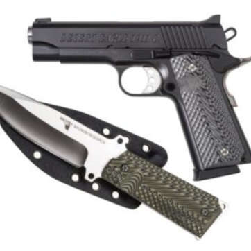 Desert Eagle 1911C Pistol/Knife Combo, 45 ACP, 4.3" Barrel, Knife & Sheath - Handsguns - American Guns & Ammo