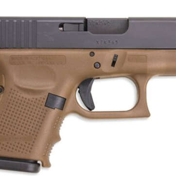 Glock G26 Gen4 9mm Flat Dark Earth Frame 10 round - Handsguns - American Guns & Ammo