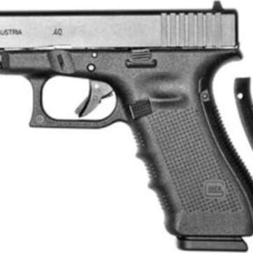 Glock 22 Gen4, Striker Fired, Full Size, 40S&W, 4.49" Barrel, Polymer Frame, Matte Finish, Fixed Sights, 10Rd, 3 Magazines - Handsguns - American Guns & Ammo