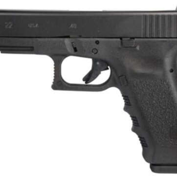 Glock, 22, Safe Action, 40S&W, 4.49" Barrel, Polymer Frame, Matte Finish, Fixed Sights, 15Rd, 2 Magazines, Glock OEM Rail, Right Hand - Handsguns - American Guns & Ammo