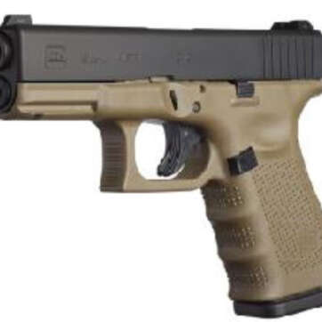 Glock G19 Gen4 9mm 4" Barrel Olive Drab Frame Fixed Sights 15rd Mags Austrian Made - Handsguns | American Guns & Ammo