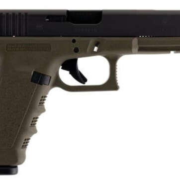 Glock G34 G3 9mm, 5.31", 17rd, OD Green Frame, Black Slide - Handsguns - American Guns & Ammo