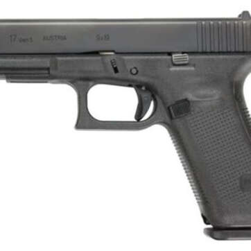 Glock G17 Gen5 9mm, 4.49" Barrel, Black, Modular Backstrap, 17rd Mag - Handsguns | American Guns & Ammo