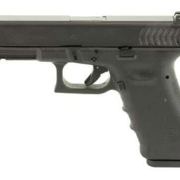 Glock G22 Gen3 RTF, .40 S&W, 4.48", 10rd, NS, Black, Curved Slide Serrations - Handsguns - American Guns & Ammo